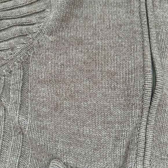 Woolrich Zip Up Hoodie Wool Blend Tan/Khaki Color Preppy Style Women’s Medium - Picture 6 of 11